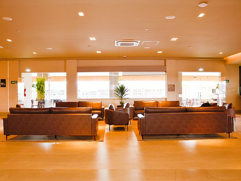 Espaçosa Suíte Familiar no Solar das Águas Park Resort
