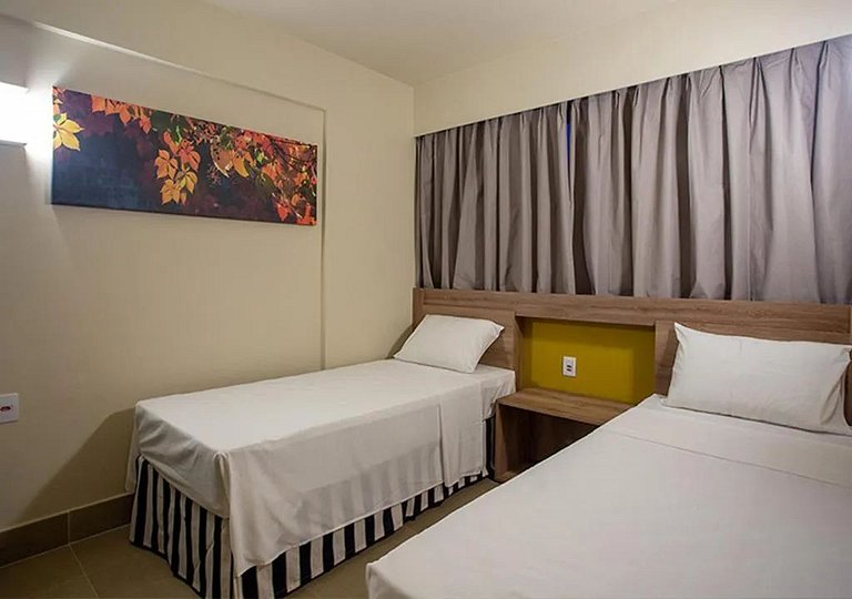 Espaçosa Suíte Familiar no Solar das Águas Park Resort